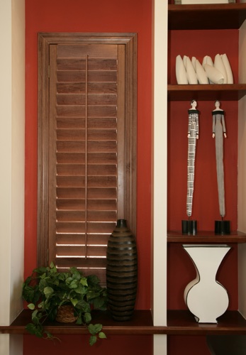 Orlando wood shutter shelving